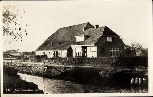 Ak Elim Drenthe Niederlande, Kampeerboerderij