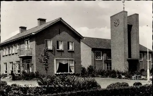 Ak Ederveen Gelderland, Pastorie met Ned. Herv. Kerk