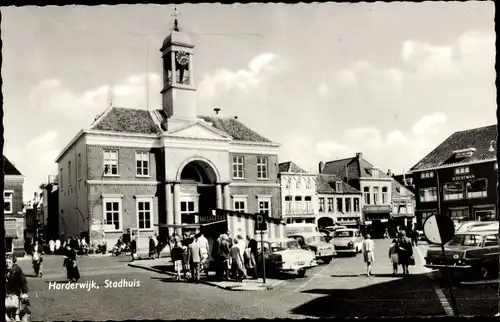 Ak Harderwijk Gelderland, Stadhuis