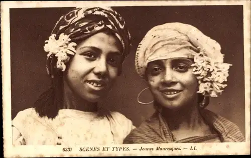 Ak Scenes et Types, Jeunes Mauresques, zwei Frauen