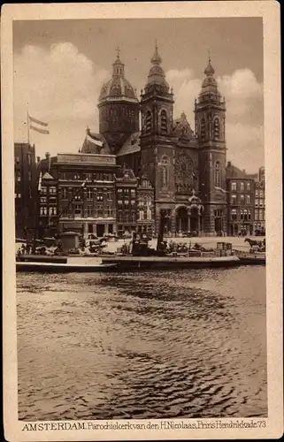 Ak Amsterdam Nordholland Niederlande, Parochiekerk van den H. Nicolaas