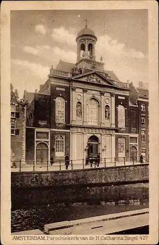 Ak Amsterdam Nordholland Niederlande, Parochiekerk van den H. Catharina