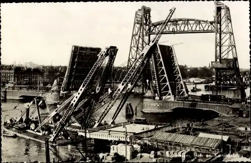 Ak Rotterdam Südholland Niederlande, Koningsbrug