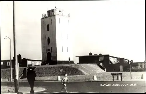 Ak Katwijk aan Zee Südholland Niederlande, Vuurtoren