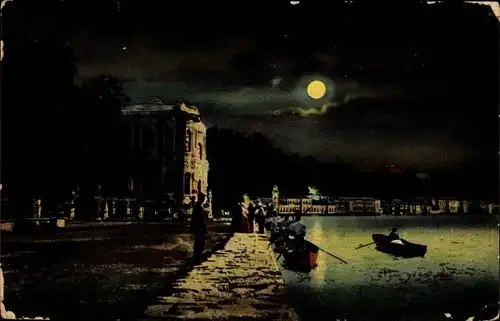 Ak Konstantinopel Istanbul Türkei, Kiosk imperial aux Eaux douces d'Asie