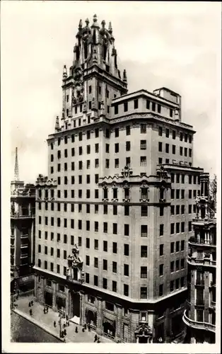 Ak Madrid Spanien, Palacio de la Telefonica