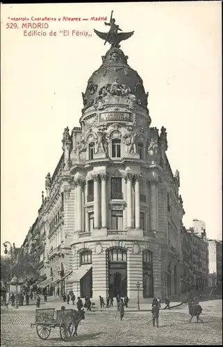 Ak Madrid Spanien, Edificio de El Fenix