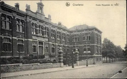 Ak Charleroi Wallonien Hennegau, École Moyenne de l'état