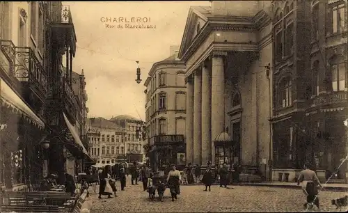 Ak Charleroi Wallonien Hennegau, Rue de Marchlenne