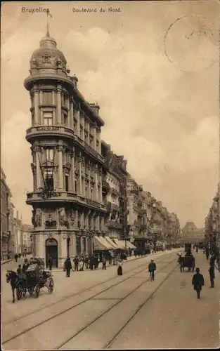 Ak Bruxelles Brüssel, Boulevard du Nord