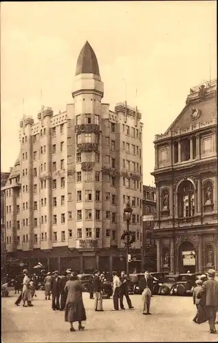 Ak Bruxelles Brüssel, L'Hôtel Siru, Straßenpartie