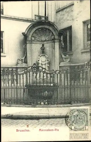 Ak Bruxelles Brüssel, Manneken Pis