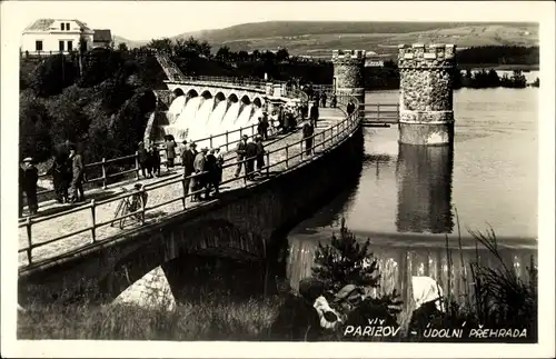 Ak Pařížov Běstvina Region Pardubice, Udolni Prehrada