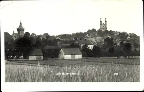 Ak Luže Lusche Region Pardubitz, Celkovy pohled