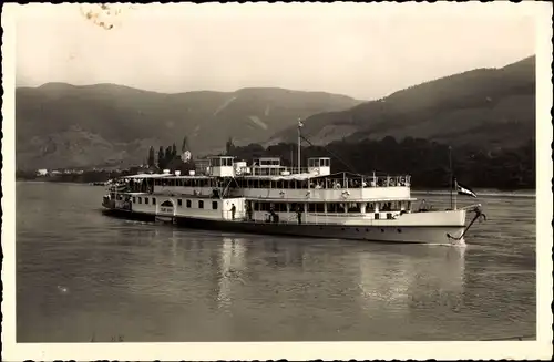 Ak Motorschiff Stadt Wien, Erste Donau Dampfschifffahrts Gesellschaft