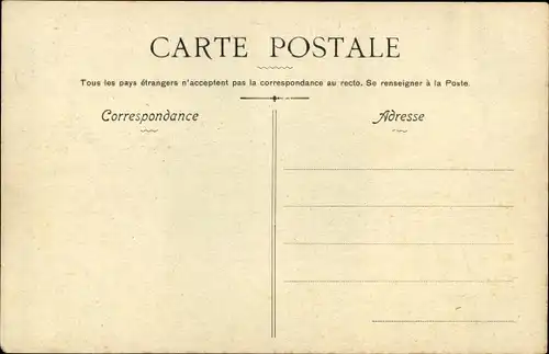 Künstler Ak Une histoire d'hier, Mai 1909, Riese mit Hammer, Soldaten, Hochspannungsleitung