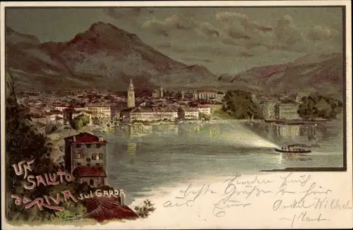 Künstler Litho Riva del Garda Trentino, Panorama