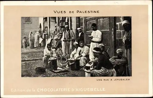 Ak Palästina, Une Rue, Chocolaterie d'Aiguebelle