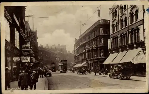 Ak Leeds Yorkshire England, Boar Lane