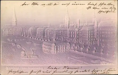 Präge Litho Hamburg Neustadt, Alter Jungfernstieg