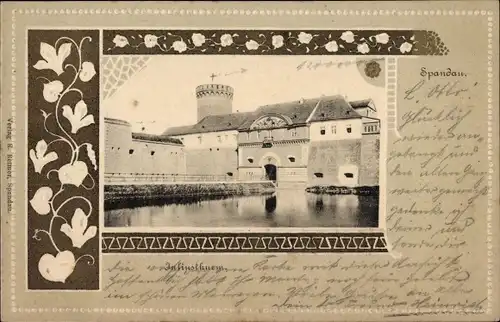 Präge Passepartout Ak Berlin Spandau, Citadelle