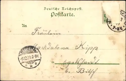 Passepartout Litho Bad Salzuflen im Kreis Lippe, Hoffmann's Stärkefabriken, Berner Oberland