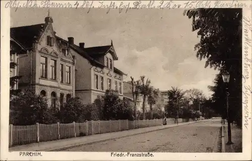 Ak Parchim in Mecklenburg, Friedrich Franzstraße