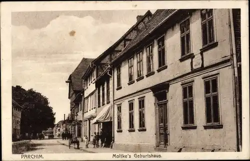 Ak Parchim in Mecklenburg Vorpommern, Moltke's Geburtshaus