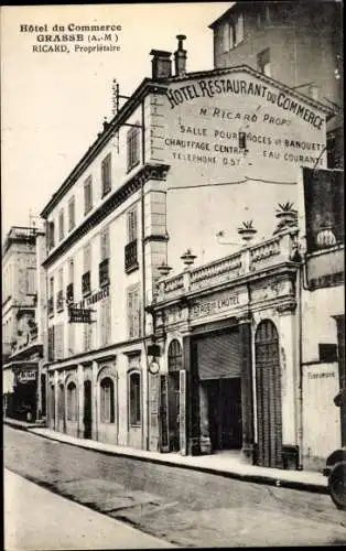 Ak Grasse Alpes Maritimes, Hotel du Commerce