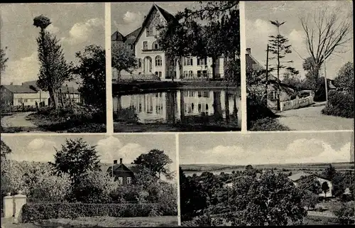 Ak Lenste Grömitz in Ostholstein, Gasthaus, Panorama, Straßenpartie