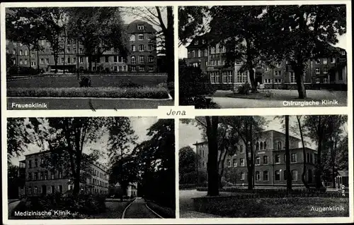 Ak Jena in Thüringen, Frauenklinik, Chirurgische Klinik, Medizinische Klinik, Augenklinik