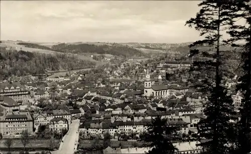 Ak Elsterberg im Vogtland, Panorama
