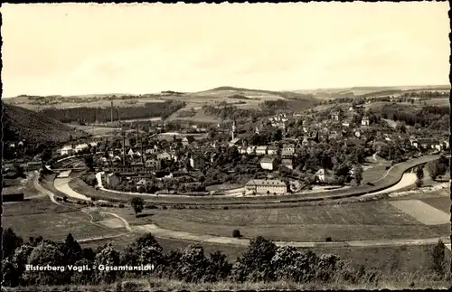 Ak Elsterberg im Vogtland, Panorama