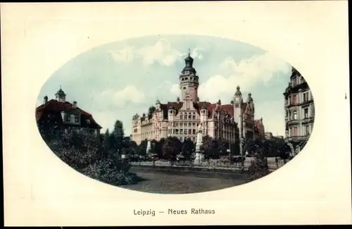 Ak Leipzig in Sachsen, Neues Rathaus