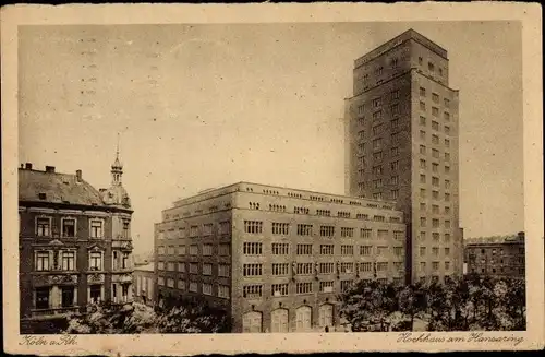 Ak Köln am Rhein, Hochhaus am Hansaring