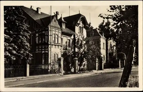 Ak Scheibenberg im Erzgebirge Sachsen, Heim der Methodistenkirche