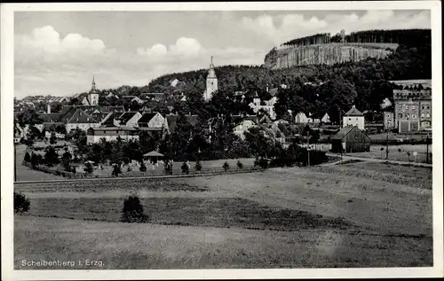 Ak Scheibenberg Erzgebirge, Gesamtansicht