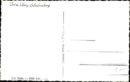 Ak Scheibenberg Erzgebirge, Panorama