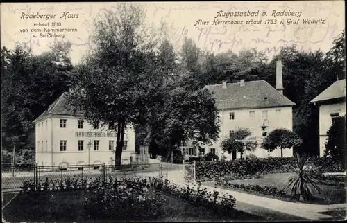 Ak Liegau Augustusbad Radeberg Sachsen, Radeberger Haus, Altes Herrenhaus