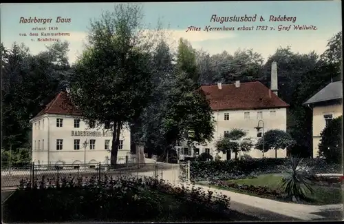 Ak Liegau Augustusbad Radeberg Sachsen, Radeberger Haus, Altes Herrenhaus