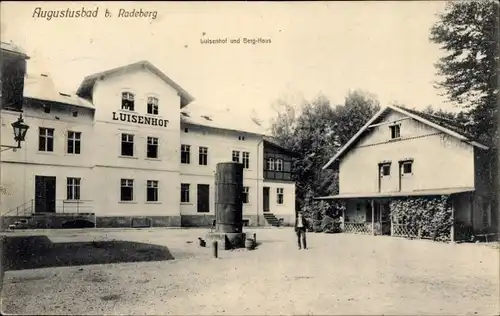 Ak Liegau Augustusbad Radeberg Sachsen, Luisenhof und Berg Haus