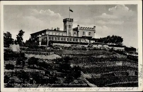 Ak Kötzschenbroda Radebeul in Sachsen, Friedensburg