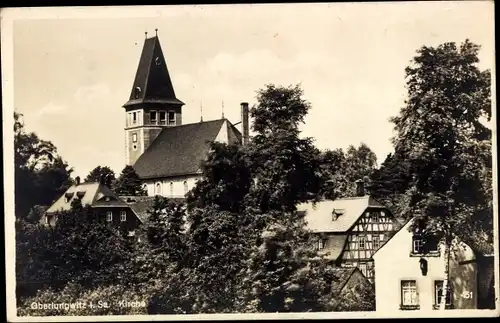Ak Oberlungwitz in Sachsen, Kirche
