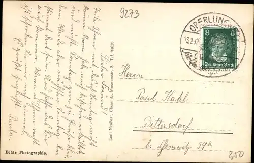 Ak Oberlungwitz in Sachsen, Kirche