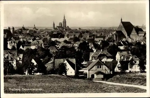 Ak Freiberg in Sachsen, Panorama