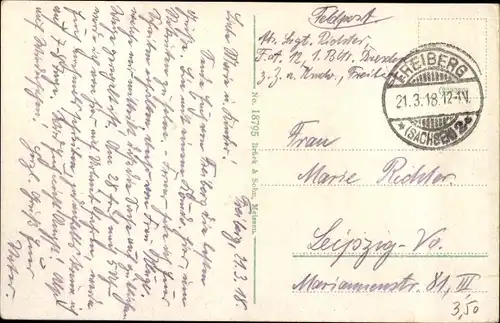 Ak Freiberg in Sachsen, Blick vom Jakobikirchturm