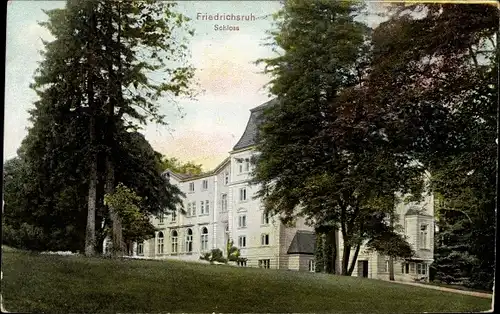 Ak Friedrichsruh Aumühle im Herzogtum Lauenburg, Schloss