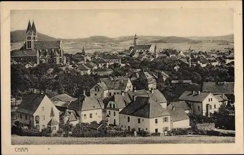 Ak Cham in der Oberpfalz, Panorama