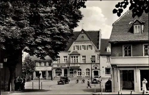 Ak Hohenmölsen im Burgenlandkreis, Stalinplatz, Drogerie