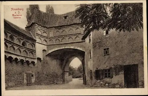 Ak Naumburg an der Saale, Inneres Marientor
